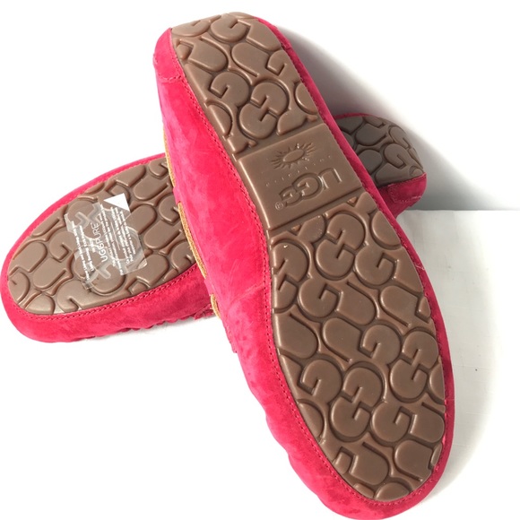 UGG Australia Women Size 12 Suede Fuchsia/Red - Picture 2 of 6